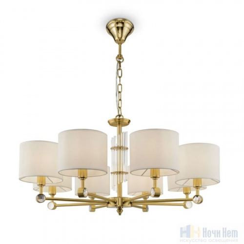 Люстра Maytoni Alloro MOD088PL-08BS, раздел каталога Люстры с абажурами интернет-магазина Ночи Нет