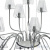 Люстра Lightstar Diafano 758214, количество ламп - 21, площадь освещения - 53 кв.м Люстра Lightstar Diafano 758214, раздел каталога Люстры с плафонами интернет-магазина Ночи Нет