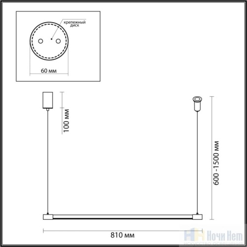 Светильник подвесной Odeon Light Fillini 4335/9L, раздел каталога Подвесы 1 лампа интернет-магазина Ночи Нет