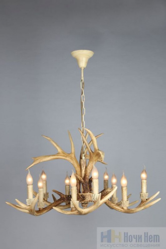 Люстра подвесная Omnilux Loureiro OML-52003-10, раздел каталога Деревянные люстры интернет-магазина Ночи Нет