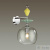 Бра Odeon Light Bizet 4893/1WB, количество ламп - 1, площадь освещения - 2,5 кв.м Бра Odeon Light Bizet 4893/1WB, раздел каталога Бра с плафоном интернет-магазина Ночи Нет