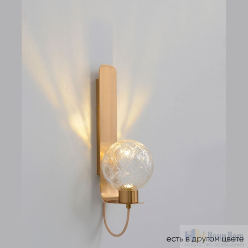 Бра Crystal Lux BELLA AP1 BRASS 0242/401, раздел каталога Светодиодные бра интернет-магазина Ночи Нет