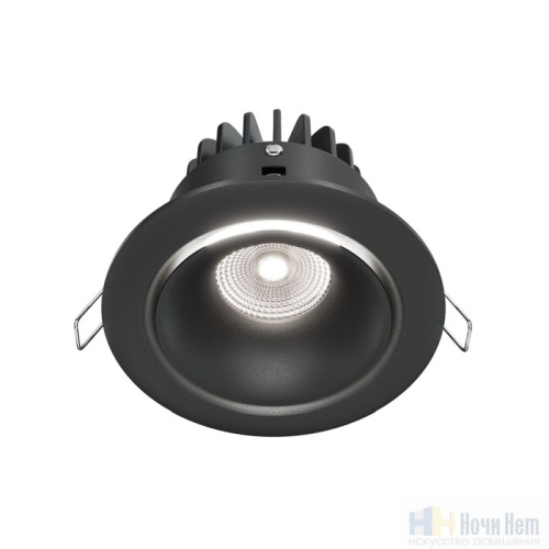 Встраиваемый светильник Maytoni Yin DL031-L12W4K-B, раздел каталога Светодиодные точечные светильники интернет-магазина Ночи Нет