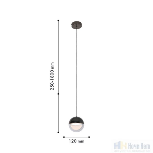 Светильник подвесной Favourite Luna 4369-1P, раздел каталога Подвесы 1 лампа интернет-магазина Ночи Нет