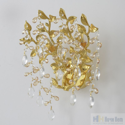 Бра Crystal Lux EDEN AP2 GOLD 3870/402, раздел каталога Хрустальные бра интернет-магазина Ночи Нет