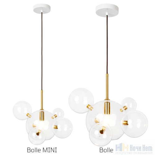 Светильник подвесной LOFT IT Bolle 2027-P6 mini, раздел каталога Подвесы 1 лампа интернет-магазина Ночи Нет
