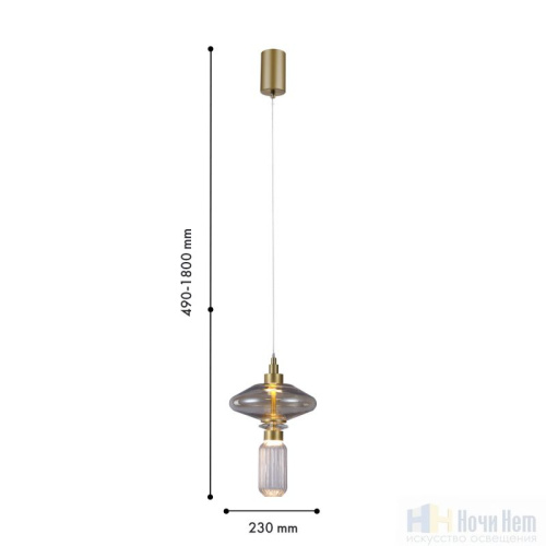 Светильник подвесной Favourite Veneto 4236-1P, раздел каталога Подвесы 1 лампа интернет-магазина Ночи Нет