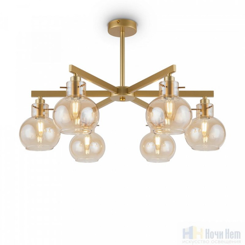 Люстра Freya Circle FR5183PL-06G, раздел каталога Люстры с плафонами интернет-магазина Ночи Нет