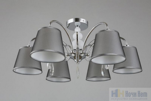 Люстра Omnilux Recco OML-66707-06, раздел каталога Люстры с абажурами интернет-магазина Ночи Нет