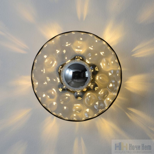 Бра Crystal Lux PEARL AP1 SMOKE 3830/401, раздел каталога Бра с плафоном интернет-магазина Ночи Нет