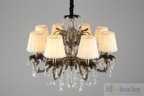 Люстра подвесная Omnilux Catanzaro OML-30813-08, раздел каталога Люстры с абажурами интернет-магазина Ночи Нет