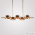 Люстра ImperiumLoft Sound 102140-26, количество ламп - 5, площадь освещения - кв.м Люстра ImperiumLoft Sound 102140-26, раздел каталога Люстры с плафонами интернет-магазина Ночи Нет
