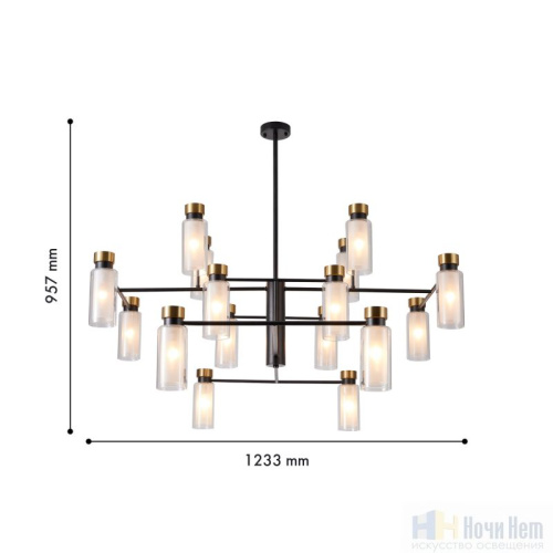 Люстра Favourite Slank 4482-16P, раздел каталога Люстры с плафонами интернет-магазина Ночи Нет