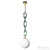 Светильник подвесной Loft IT Chain 10128P Green, количество ламп - 1, площадь освещения - 3 кв.м Светильник подвесной Loft IT Chain 10128P Green, раздел каталога Подвесы 1 лампа интернет-магазина Ночи Нет
