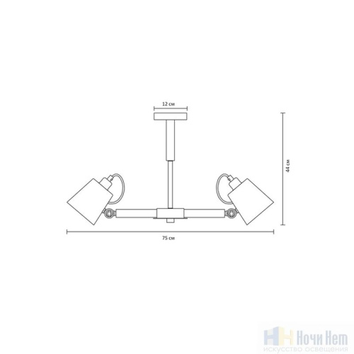 Люстра Arte Lamp Oscar A7141PL-5WH, раздел каталога Люстры с плафонами интернет-магазина Ночи Нет