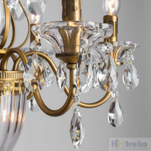 Люстра Arte Lamp Schelenberg A4410LM-6-2SR, раздел каталога Хрустальные люстры интернет-магазина Ночи Нет