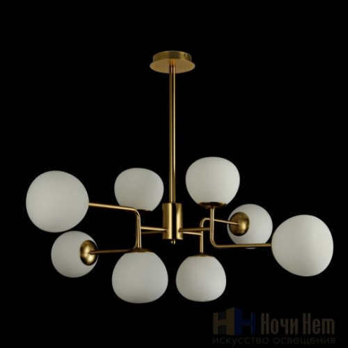 Люстра Maytoni Erich MOD221-PL-08-G, раздел каталога Люстры с плафонами интернет-магазина Ночи Нет