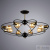 Люстра Arte Lamp Glasgow A1963PL-8BK, раздел каталога Люстры с плафонами интернет-магазина Ночи Нет
