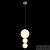 Светильник подвесной Loft IT Pearls 10205/C, количество ламп - 3, площадь освещения - 2,9 кв.м Светильник подвесной Loft IT Pearls 10205/C, раздел каталога Подвесы 2-3 лампы интернет-магазина Ночи Нет