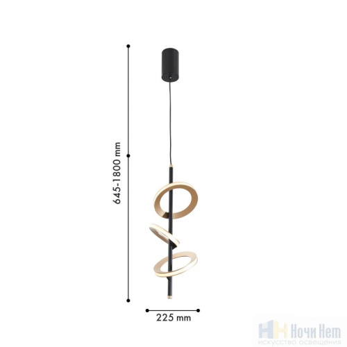 Светильник подвесной Favourite Jongleur 4322-3P, раздел каталога Подвесы 2-3 лампы интернет-магазина Ночи Нет