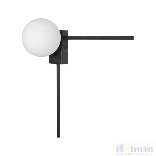 Бра Loft IT Meridian 10132/E Black, раздел каталога Бра с плафоном интернет-магазина Ночи Нет