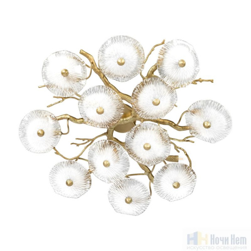 Люстра LOFT IT Bloom 10352/800C AB, раздел каталога Люстры с плафонами интернет-магазина Ночи Нет