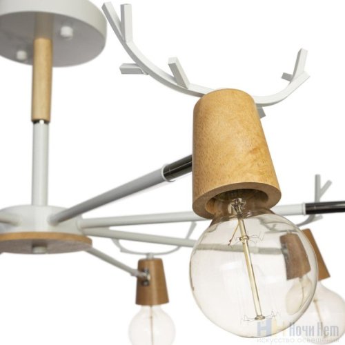 Люстра Loft IT SVEN 10024/8 White, раздел каталога Детские светильники интернет-магазина Ночи Нет