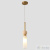 Светильник подвесной Crystal Lux SIMPLY SP1 BRASS 4080/201, раздел каталога Подвесы 1 лампа интернет-магазина Ночи Нет