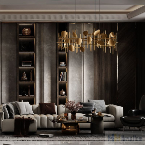 Люстра LOFT IT Escama 10396/1200R, раздел каталога Люстры с плафонами интернет-магазина Ночи Нет