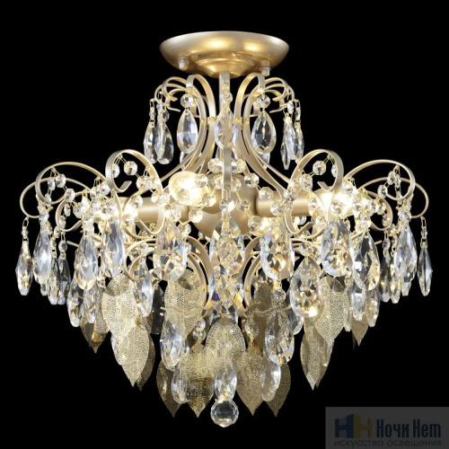 Люстра Crystal Lux ESMIRALDA PL4 GOLD 0523/104, раздел каталога Хрустальные люстры интернет-магазина Ночи Нет
