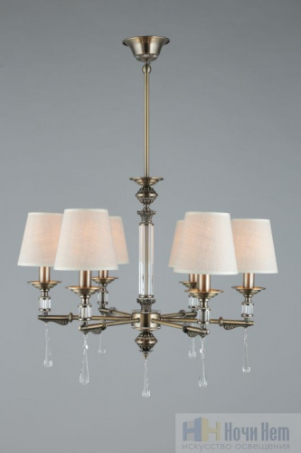 Люстра подвесная Omnilux Rivoli OML-64213-06, раздел каталога Люстры с абажурами интернет-магазина Ночи Нет
