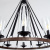 Люстра Arte Lamp Dalim A7014SP-8BK, количество ламп - 8, площадь освещения - кв.м Люстра Arte Lamp Dalim A7014SP-8BK, раздел каталога Кованые люстры интернет-магазина Ночи Нет