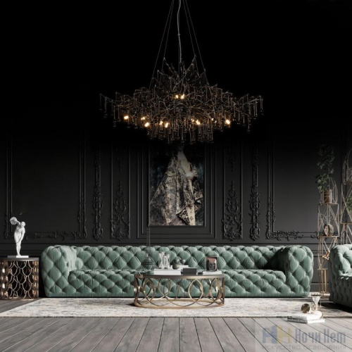 Люстра LOFT IT Bijout 10067/1800 BK, раздел каталога Кованые люстры интернет-магазина Ночи Нет