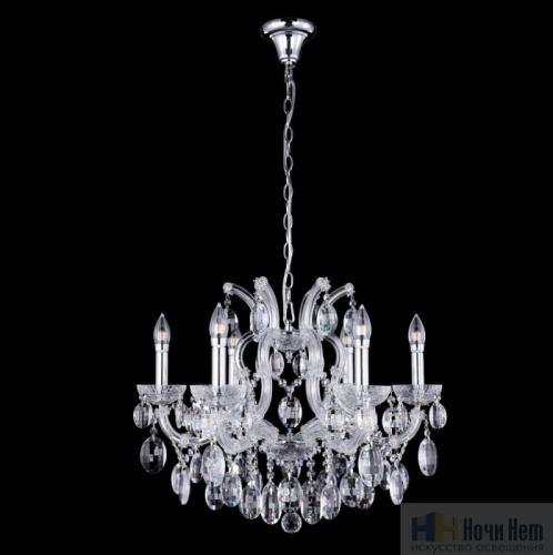 Люстра Crystal Lux HOLLYWOOD SP6 CHROME 2010/306, раздел каталога Хрустальные люстры интернет-магазина Ночи Нет