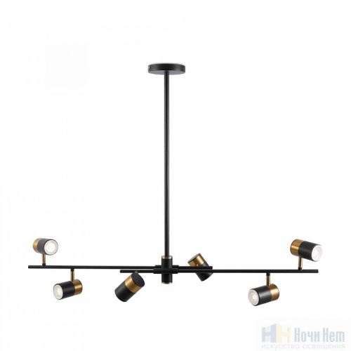 Люстра Freya Enzo FR5201PL-06B, раздел каталога Люстры с плафонами интернет-магазина Ночи Нет