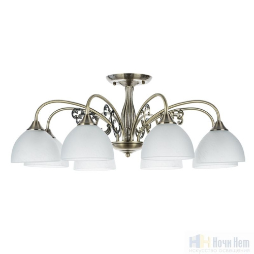 Люстра Arte Lamp Spica A3037PL-8AB, раздел каталога Люстры с плафонами интернет-магазина Ночи Нет