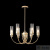 Люстра Crystal Lux SECRET SP6 GOLD 4050/306, количество ламп - 6, площадь освещения - 12 кв.м Люстра Crystal Lux SECRET SP6 GOLD 4050/306, раздел каталога Люстры с плафонами интернет-магазина Ночи Нет