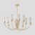 Люстра Crystal Lux SECRET SP10 GOLD 4050/310, количество ламп - 10, площадь освещения - 20 кв.м Люстра Crystal Lux SECRET SP10 GOLD 4050/310, раздел каталога Люстры с плафонами интернет-магазина Ночи Нет