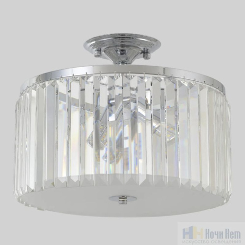 Светильник потолочный CRYSTAL LUX HILTON PL4 CHROME, раздел каталога Круглые классические светильники интернет-магазина Ночи Нет