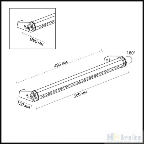 Уличный светильник Odeon Light  Graze 7040/10WL, раздел каталога Настенные уличные светильники интернет-магазина Ночи Нет