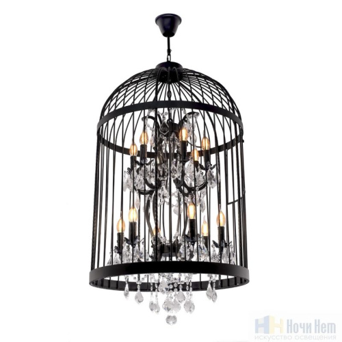 Люстра Loft IT Vintage Birdcage LOFT1891/12, раздел каталога Хрустальные люстры интернет-магазина Ночи Нет