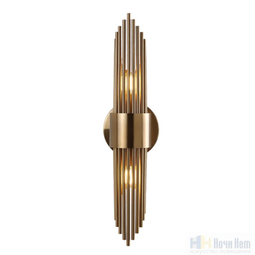 Бра Crystal Lux RUDOLFO AP2 BRASS 2851/402, раздел каталога Бра с плафоном интернет-магазина Ночи Нет