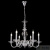 Люстра Crystal Lux ARABESQUE SP6 CHROME 1092/306, раздел каталога Стеклянные люстры интернет-магазина Ночи Нет