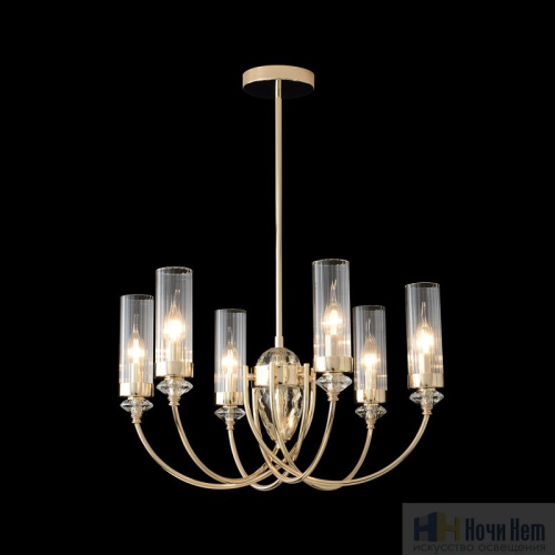 Люстра Crystal Lux SECRET SP6 GOLD 4050/306, раздел каталога Люстры с плафонами интернет-магазина Ночи Нет