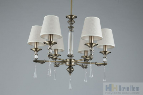 Люстра подвесная Omnilux Rivoli OML-64213-06, раздел каталога Люстры с абажурами интернет-магазина Ночи Нет