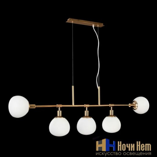 Люстра Maytoni Erich MOD221-PL-05-G, раздел каталога Люстры с плафонами интернет-магазина Ночи Нет