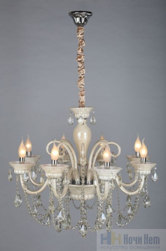 Люстра подвесная Omnilux Teramo OML-30503-08, раздел каталога Хрустальные люстры интернет-магазина Ночи Нет