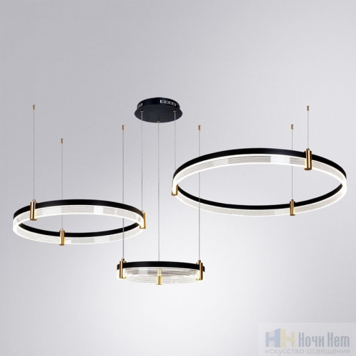 Люстра Arte Lamp Mercury A2185SP-3BK, раздел каталога Люстры с пультом управления интернет-магазина Ночи Нет