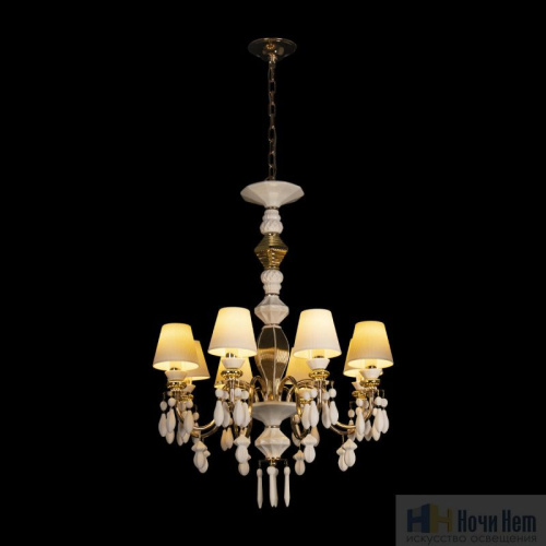 Люстра Loft IT Grace 10203/8 White, раздел каталога Люстры с абажурами интернет-магазина Ночи Нет