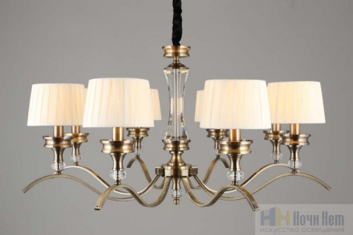 Люстра Omnilux Arosio OML-88413-08, раздел каталога Люстры с абажурами интернет-магазина Ночи Нет